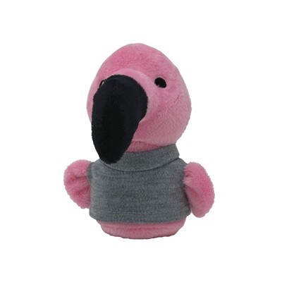 Chelsea Teddy Bear Shorties 4" Plush Flamingo | Custom Promotional Plush Toy