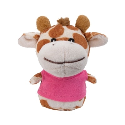 Chelsea Teddy Bear Shorties 4" Plush Giraffe | Full Color Custom T-Shirt
