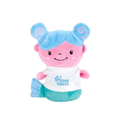 Chelsea Teddy Bear Shorties 4" Plush Mermaid | Custom 1-Color Promo Plush