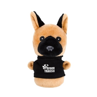 Chelsea Teddy Bear Shorties 4" Plush Service Dog | Custom 1-Color Promo Plush