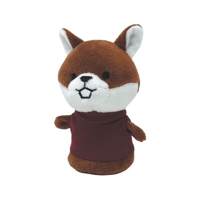 Chelsea Teddy Bear Shorties 4" Plush Squirrel | Full Color Custom Plush