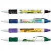 WideProfile Design Grip Pen - Plunger Action Pen with Soft Grip and Custom Full Color Imprint