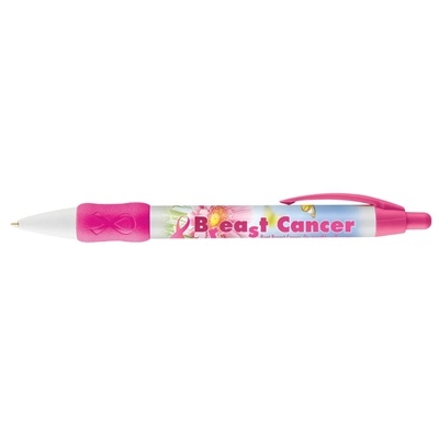 Digital WideBody Design Grip Pen | Full-Color Customizable Pen with Awareness Ribbon Grip