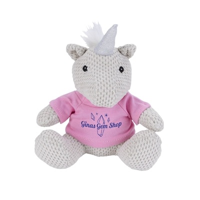 Chelsea Teddy Bear 6" Plush Unicorn | Full Color Dye Sublimation Custom T-Shirt