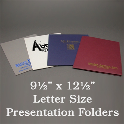 Custom Letter Size Presentation Folders