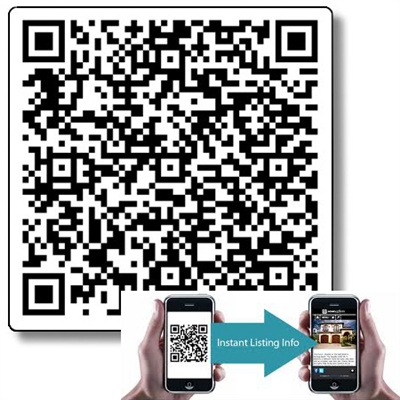 QR Code Vinyl Outdoor Labels 1" and 2"