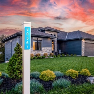 Lot Marker Sign Post