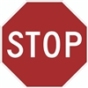 Durable Reflective Stop Sign - High-Quality Aluminum Traffic Sign