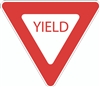 Durable Reflective Yield Sign - High-Quality Aluminum Traffic Sign