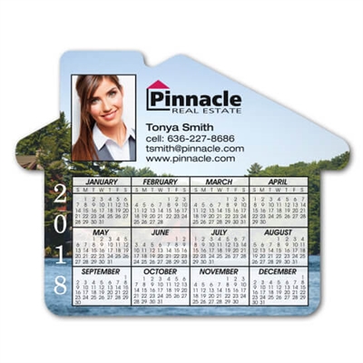 House Shaped Calendar Magnet