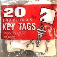 MMF Snap Hook Numbered Key Tags