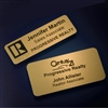 Gold Metal Name Badge