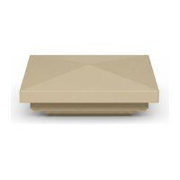New England Post Cap for 4x4 PVC Sign Posts - Tan Khaki