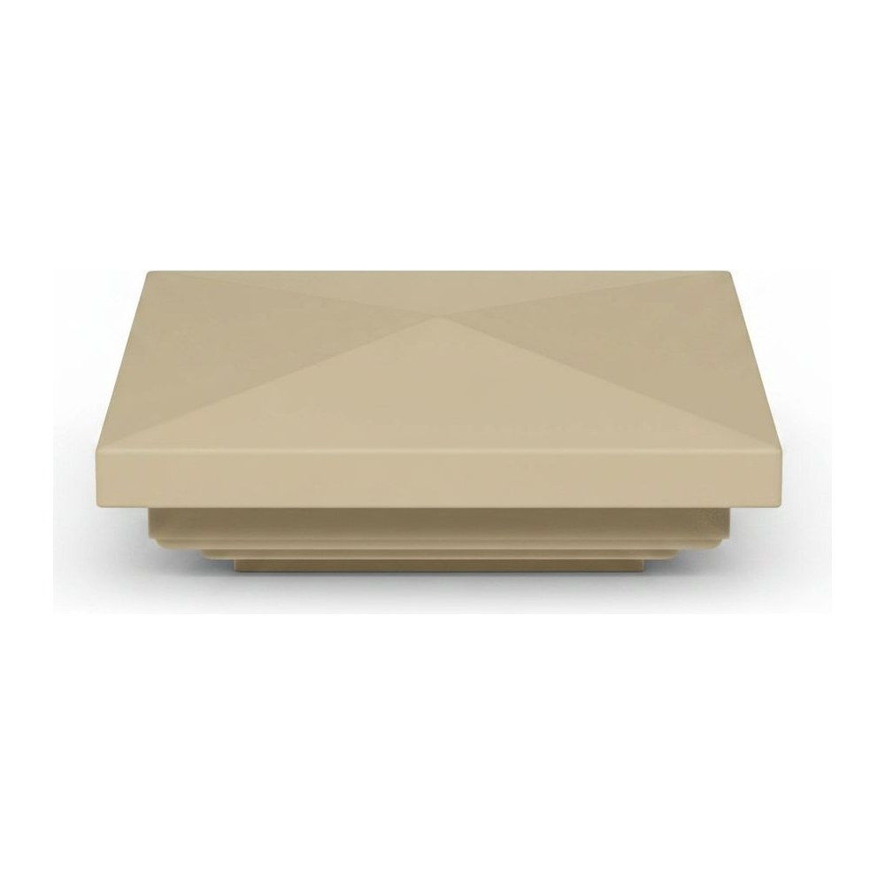 New England Post Cap for 4x4 PVC Sign Posts - Tan Khaki