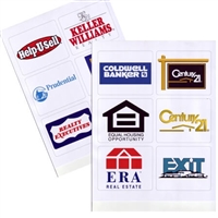National Franchise Clear Logo Decals - Set of 6