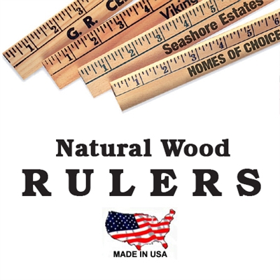 Personalized Wood Rulers 12 Inch