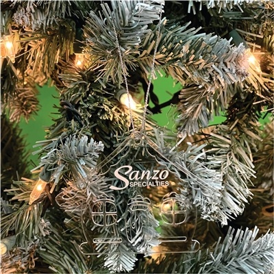 Personalized Acrylic House Shaped Ornament
