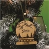 Personalized Wood Snow Globe Ornament