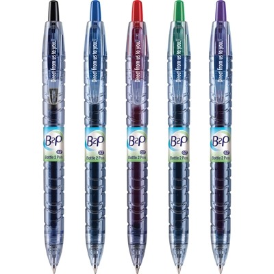 Custom Pilot B2P Gel Roller Pen 1 Color Clip 0.7mm | Eco-Friendly Recycled Pens