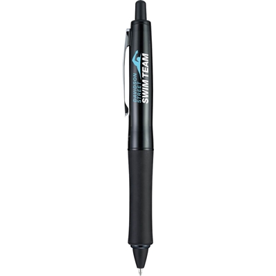Custom Pilot Dr. Grip FullBlack Pen 1.0mm | Executive Ergonomic Promotional Pens