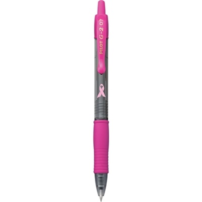 Pilot G2 Gel Pen 0.7mm Breast Cancer Awareness | Pink Ribbon Fundraiser Pen