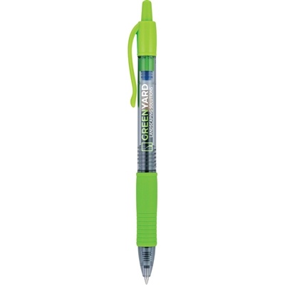 Custom G27 Lime Grip Gel Pen with Blue Ink | Promotional Gel Pens