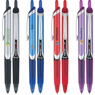 Custom Pilot Precise V7 Retractable Pen 0.7mm | Branded Fine Point Promotional Pens