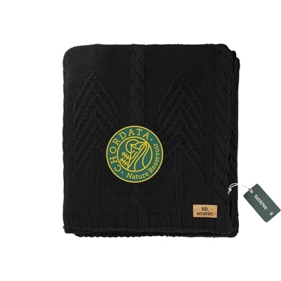 Tentree Organic Cotton Cable Blanket | Eco-Friendly & Customizable Embroidery