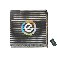 Tentree Organic Cotton Peaks Woven Blanket | 100% Organic Cotton with Custom Embroidery