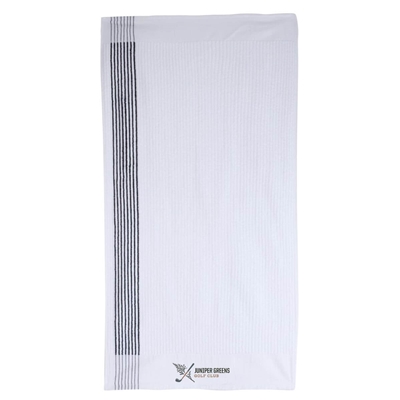 Custom Golf Caddy Towel 22x44 | Striped with Silk Screen Print