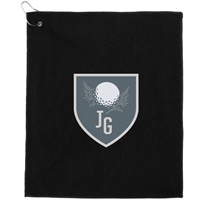 Recycled RPET Golf Towel | Custom Embroidered 15x18 with Embroidery Imprint