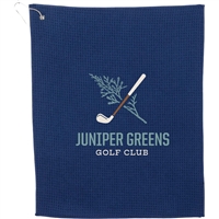 15x18 Custom Recycled Golf Towel | Digital Transfer Logo Imprinted