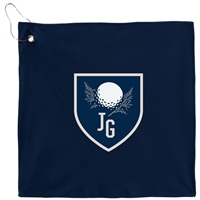 Eco Custom Golf Towel | 12x12 Recycled Microfiber with Grommet
