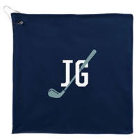 Custom 15" x 15" Recycled Golf Towel | Microfiber with Hook