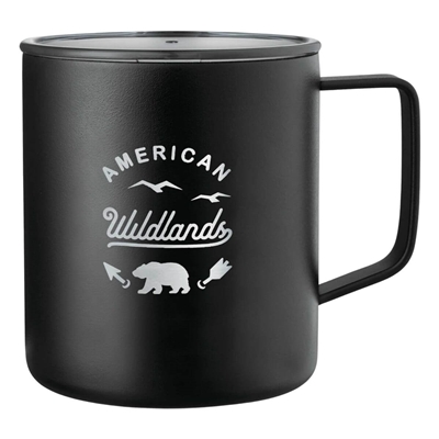 Rover Copper Vacuum Insulated Camp Mug 14oz | Custom Promotional Mug with Silk Screen Print