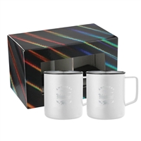 Rover Camp Mug 2 in 1 Gift Set 14oz | Custom Silk Screen Printed Mugs