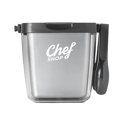 OXO 3-piece Ice Bucket Set | Party Ice Bucket with Tongs and Tray with Silk Screen Imprint
