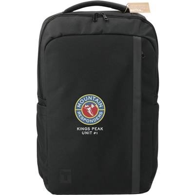 Tranzip Recycled 17" Laptop Backpack | Silk Screen Custom Logo