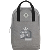 Lanier Recycled Laptop Backpack with Silk Screen Logo | Custom Eco Bag