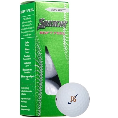 Srixon Soft Feel Golf Balls Pack of 3 | Ultra Soft Golf Balls with Digital Inkjet Imprint