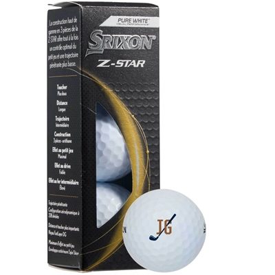 Custom Srixon Z-STAR Golf Balls | Soft Feel & Spin in Pack of 3