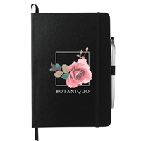 Custom Full Color FSC Crown Journal with Stylus | Eco Branded Notebook 6" x 8.5"