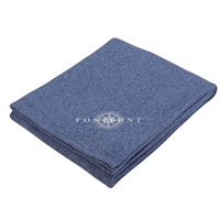 Heathered Fleece Throw Blanket | Soft, Stylish & Customizable Embroidery