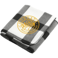 Buffalo Plaid Fleece Blanket | Soft Fleece with Custom PhotoGrafixx Branding Option