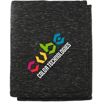Heathered Sherpa Blanket | Soft Polyester & Sherpa for Ultimate Comfort with Custom Imprint
