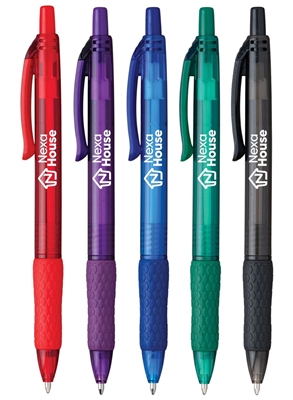 Boa Grip Click Action Pen | Silk Screen Custom Promotional Pens