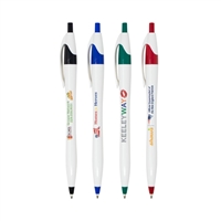 Javalina Pure Classic Pen | Antimicrobial Promotional Pen | Blue Ink | Push Retractable