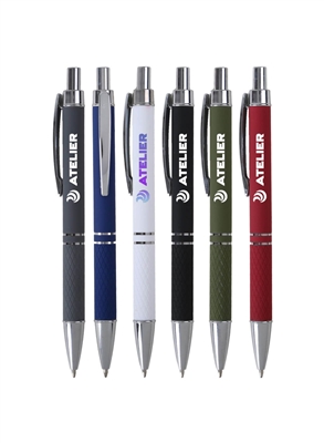 Julienne Comfort Click Action Pen | Silk Screen Custom Promotional Pens