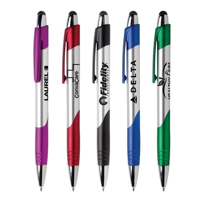 Fiji Chrome Stylus Pen | Custom Promotional Stylus Pens