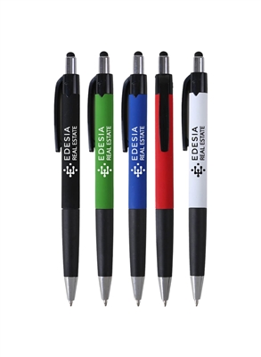 Mardi Gras Comfort Full Color Stylus Pen | Custom Promotional Pens